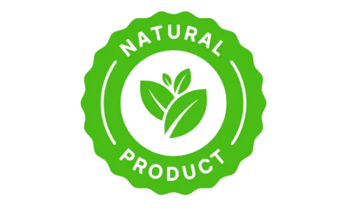 Viriflow 100% Natural logo, highlighting pure, natural ingredients 