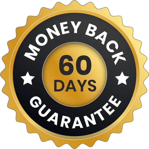 Viriflow -60-day risk-free money-back guarantee badge