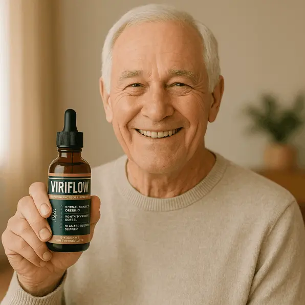 Verified buyer with Viriflow bottle